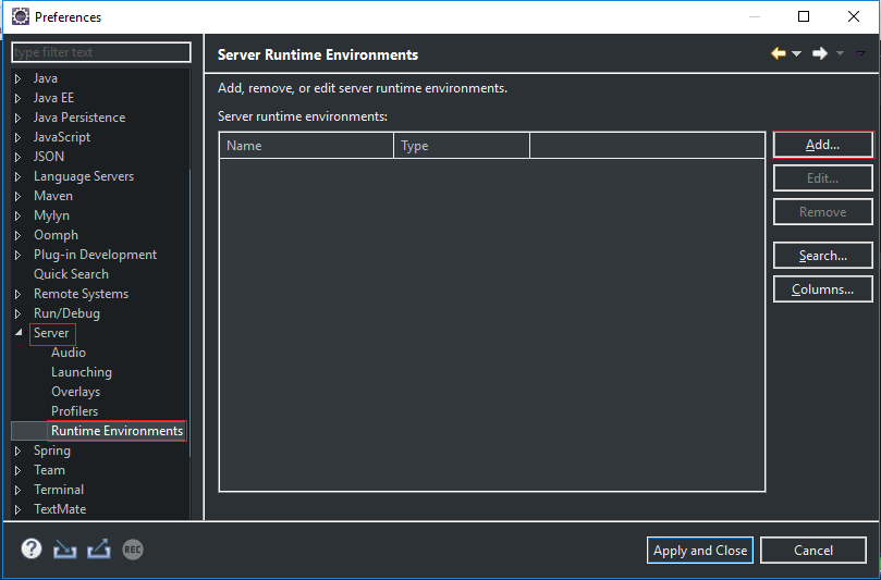 Add Tomcat into Eclipse 1